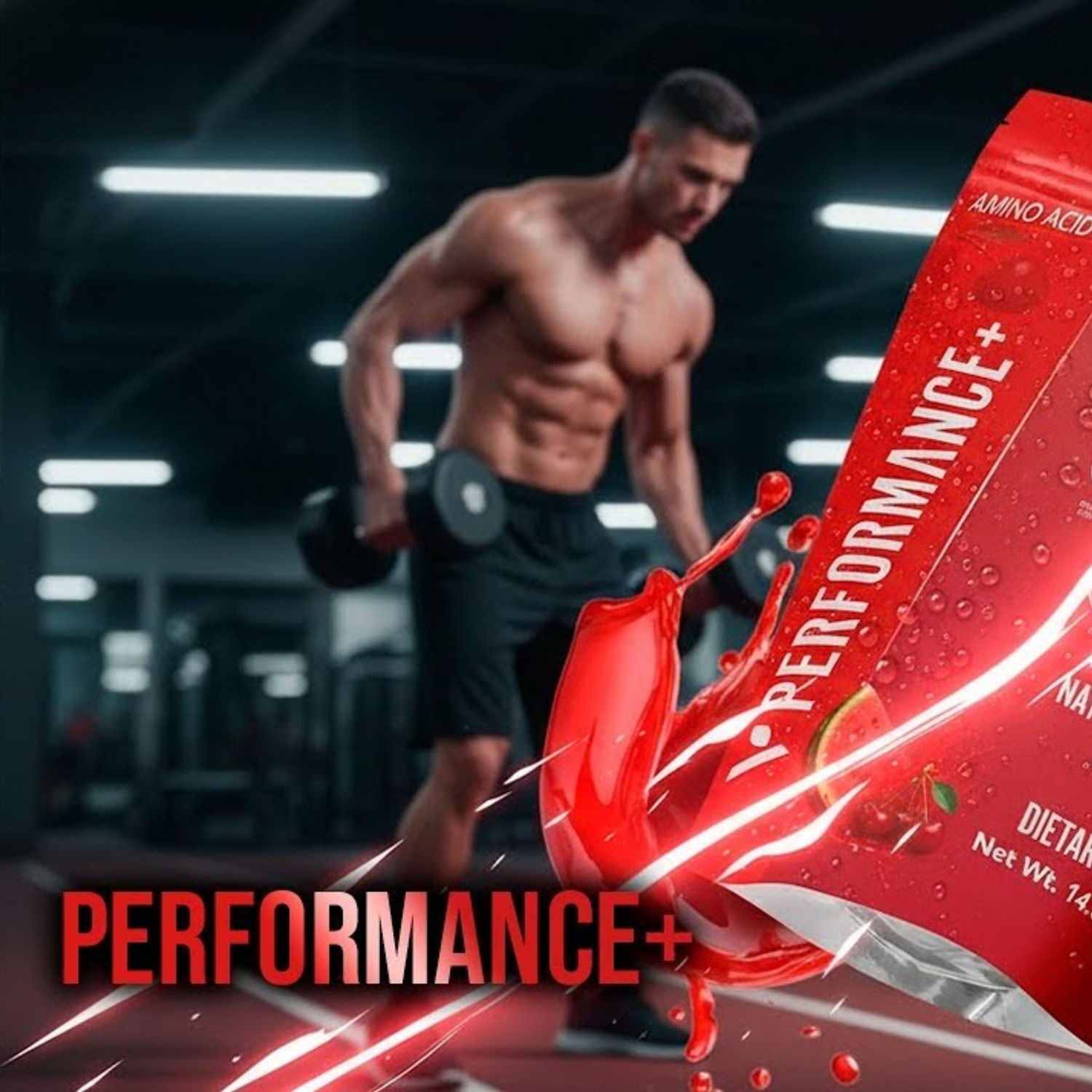 Performance Plus Vital Health Global - Complément sportif créatine et acides aminés pour la récupération musculaire