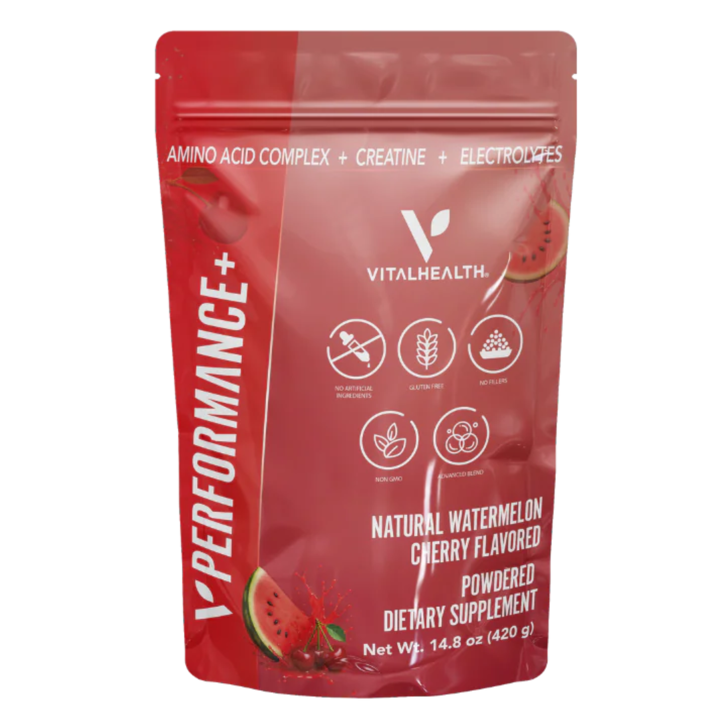 Performance Plus Vital Health Global - Créatine électrolytes acides aminés récupération sportive - sachet 420g