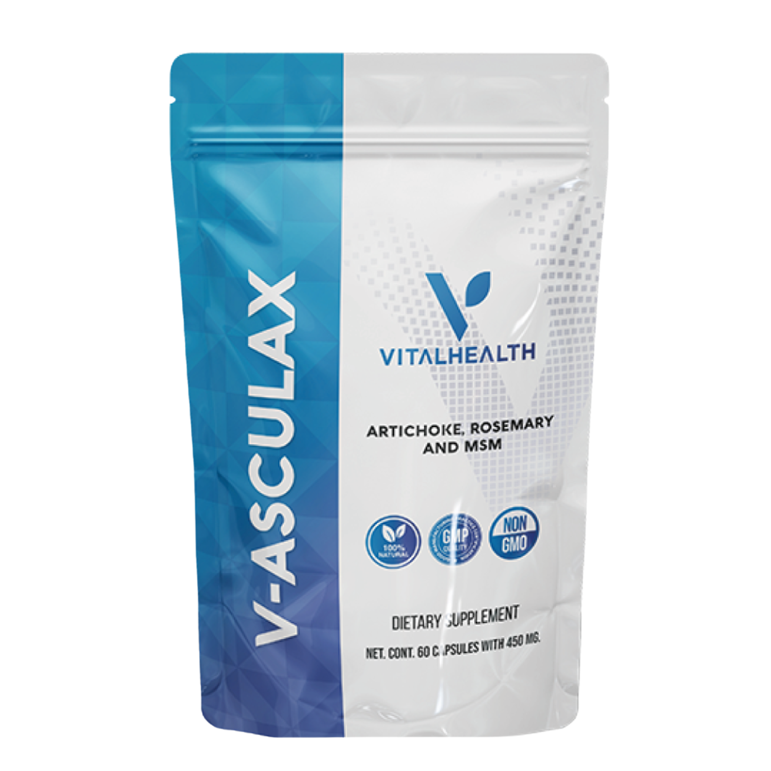 V-Asculax Vital Health Global - Complément circulation lymphatique jambes lourdes drainage naturel
