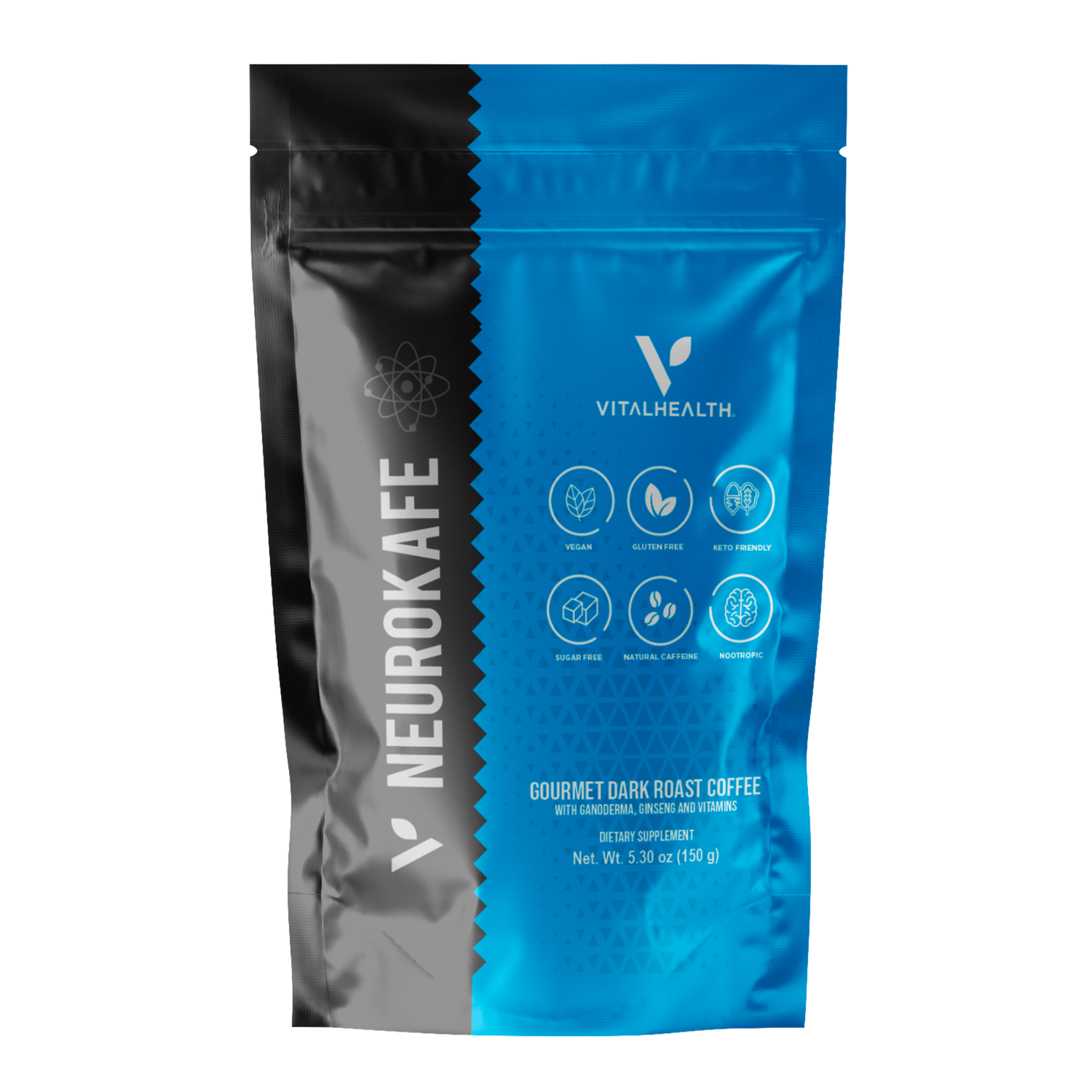 V-Neurokafe Vital Health Global - Café cognition probiotiques axe intestin-cerveau mémoire concentration