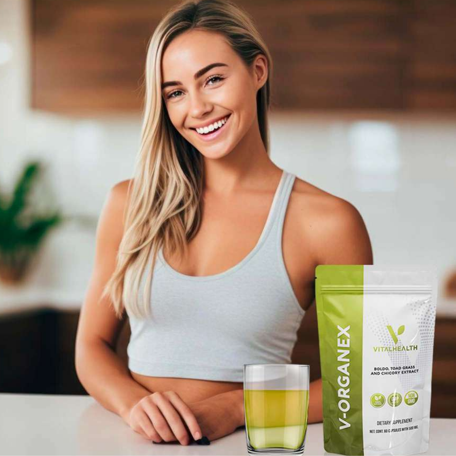 V-Organex Vital Health Global - Complément détox foie soutien hépatique vitalité bien-être naturel