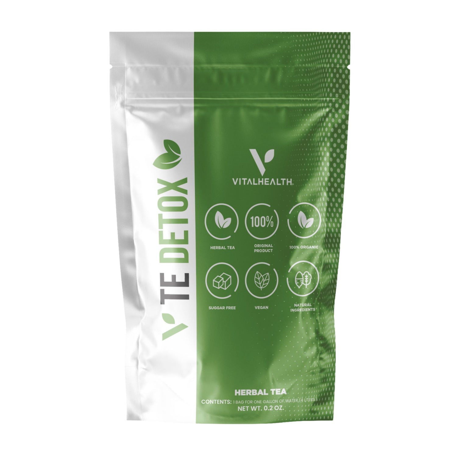 V-Te Detox Vital Health Global - Thé botanique détox 11 plantes purification intestinale énergie naturelle